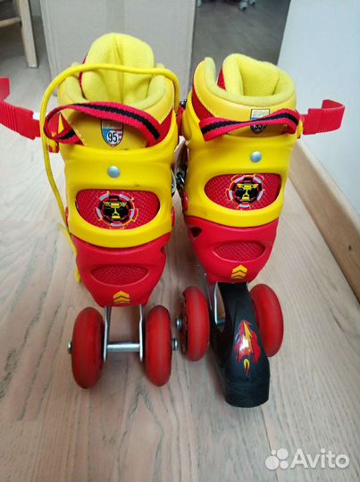 Роликовые коньки детские раздвижные