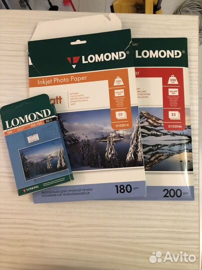 Фотобумага lomond