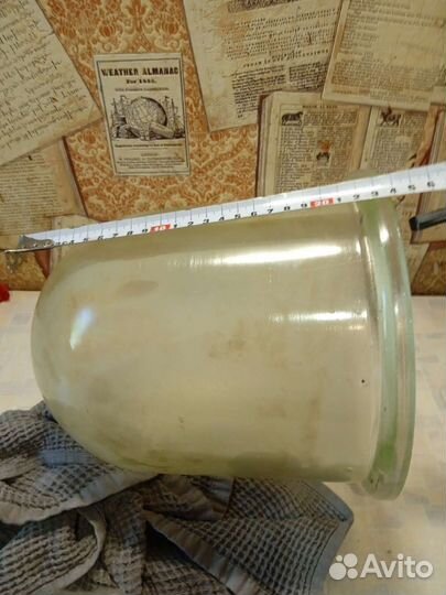 Фонарь уличный, плафон СССР, большой