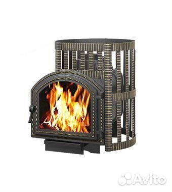 Чугунная печь для бани