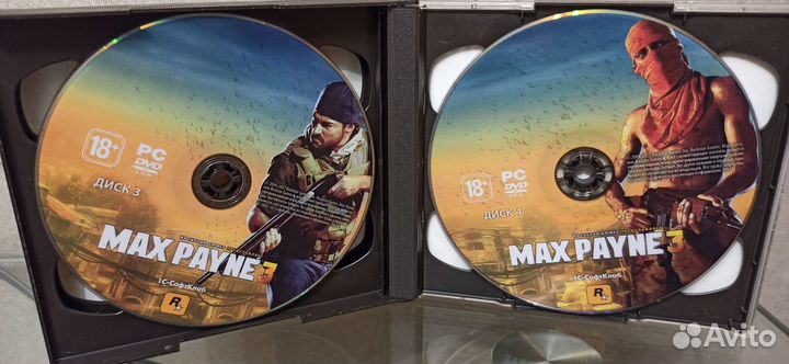 Max Payne 3, 1С, 4 DVD