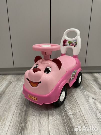 Машинка каталка полесье