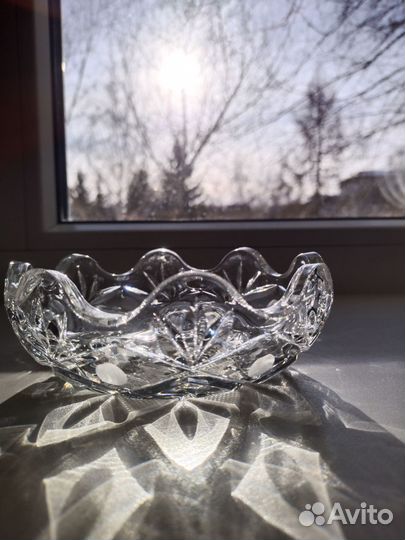 Хрустальная вазочка для варенья,конфет