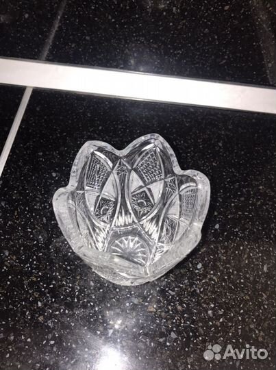 Ваза хрустальная
