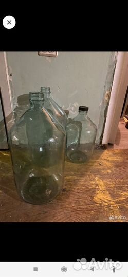 Банки стеклянные 5л, 10 л, 20 л