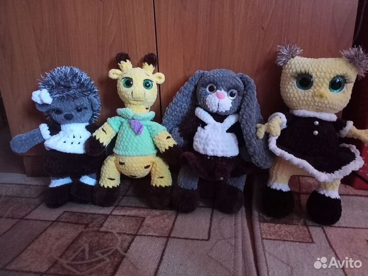 Вязаные игрушки ручной работы