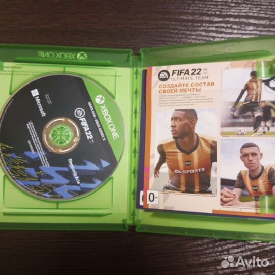 Fifa 22 на xbox one диск