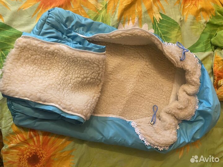 Зимний конверт в коляску