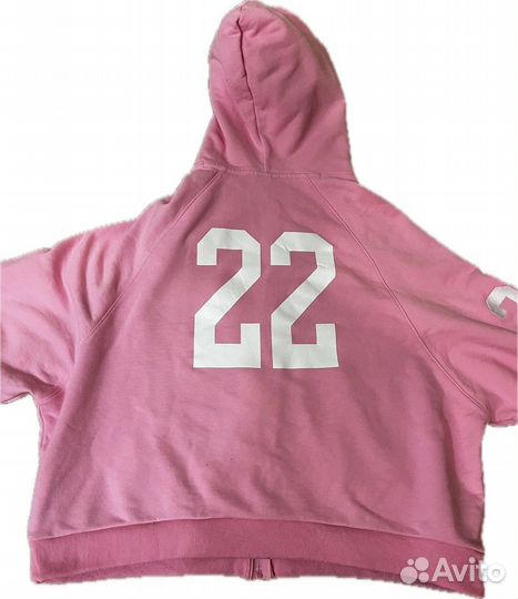 Зип худи balenciaga polo pink zip hoodie