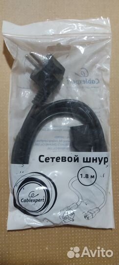 Кабель питания для пк,монитора,телевизора и прочее