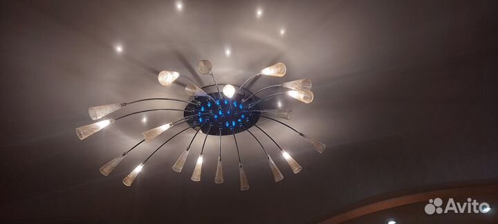 Люстра потолочная бу