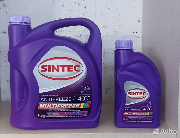 Антифриз sintec multifreeze 5 кг