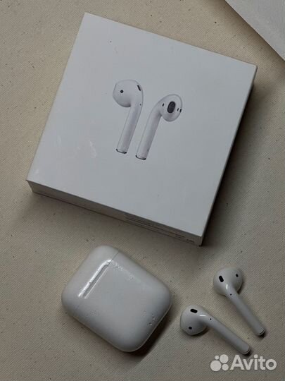Беспроводные наушники apple airpods 2