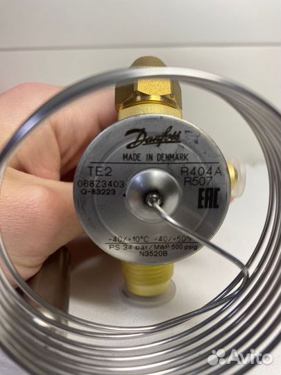 Термо-регулирующий вентиль трв TE2 danfoss