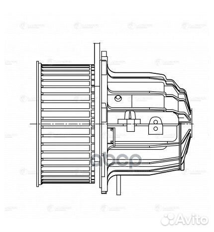 Э/вентилятор отоп. для а/м Audi A4 (10) /A5