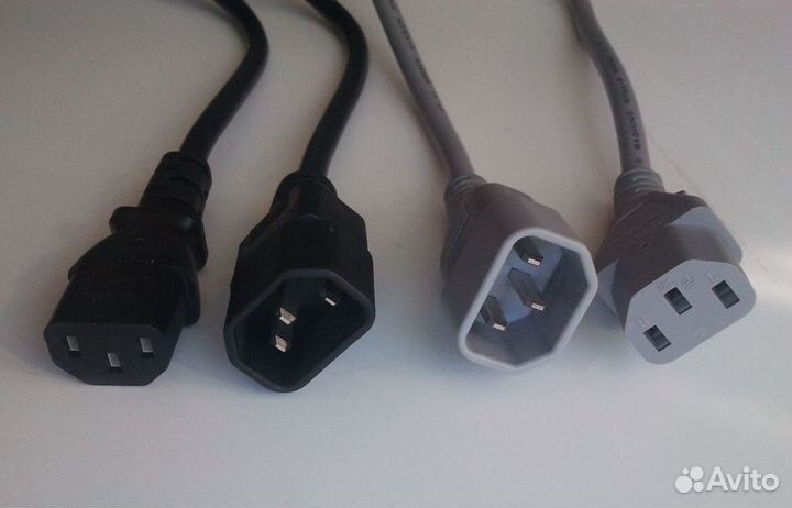 Кабель для подключения пк и UPS IEC C13, 14