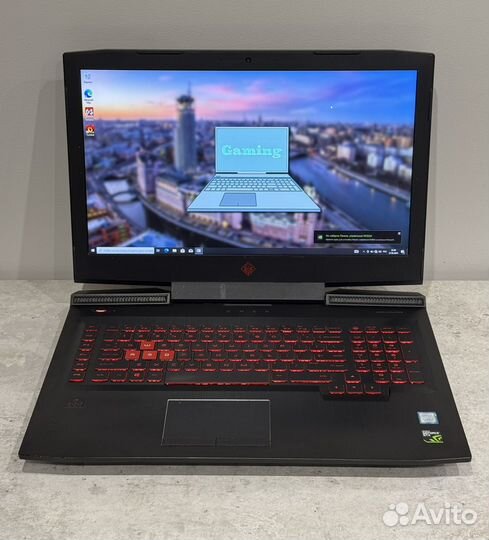 Игровой ноутбук HP omen 17.3 120hz / GTX 1060