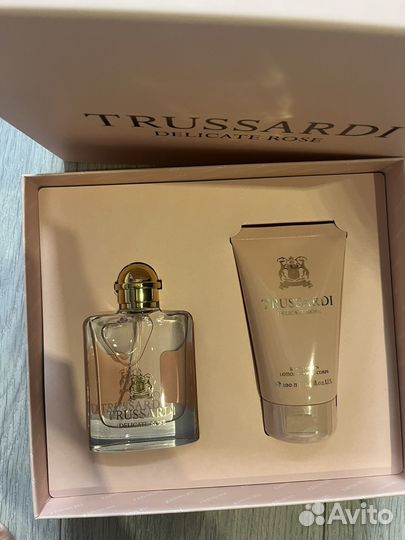 Trussardi delicate rose набор новые оригинал