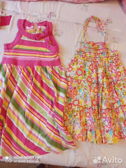 Вещи для девочки пакетом 116-128