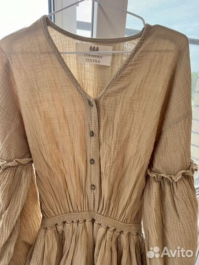 Платье country textile one size