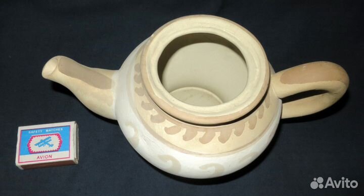 Чайник керамический. Ручная работа. 80-е гг. СССР