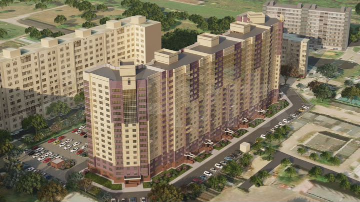 1-к. квартира, 46,5 м², 7/17 эт.