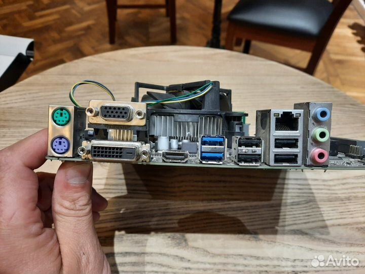 Комплект - мать+проц+оперативка