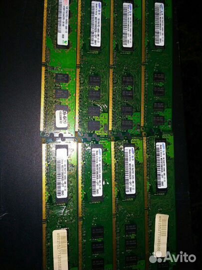 Оперативная память ddr2 по 1gb