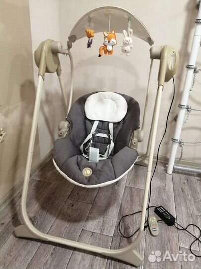 Детские электронные качели для новорожд Chicco