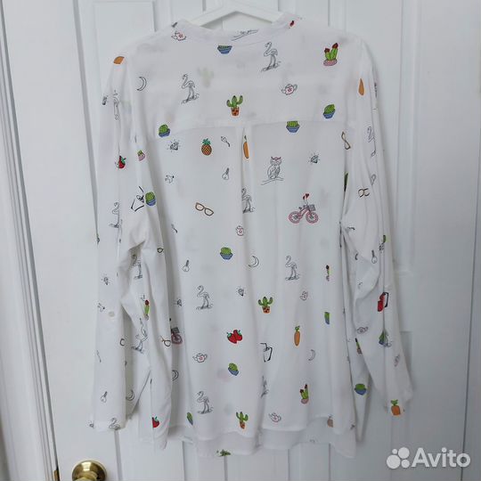 Блузка рубашка для беременных пакетом 54 56