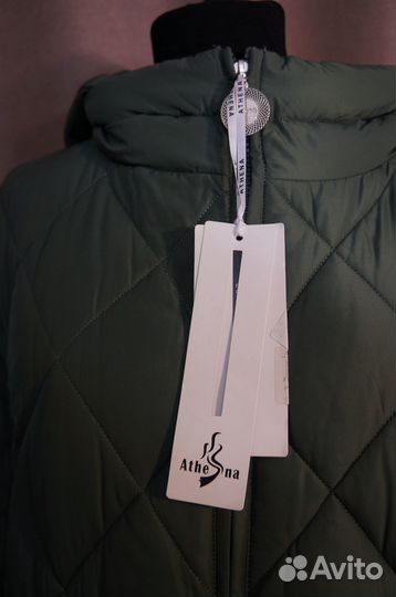 Пальто зима 50 оверсайз хаки