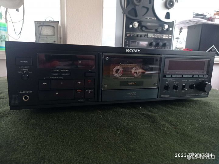Дека кассетная Sony TC-K555ESX с пультом
