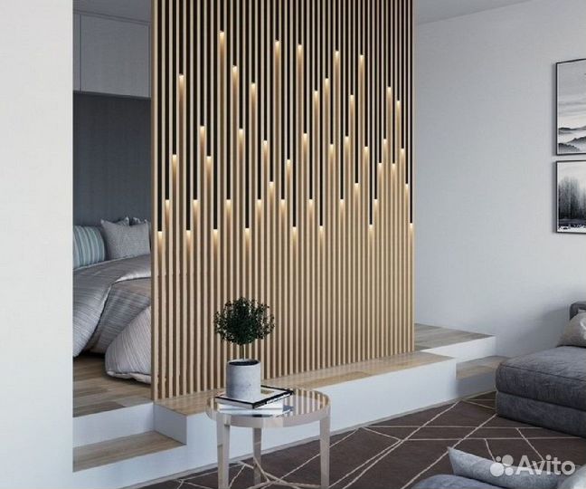 Реечные перегородки