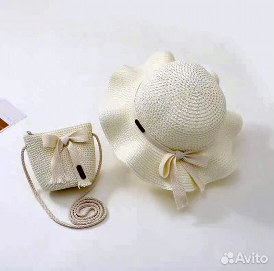 Набор детский шляпка+сумочка