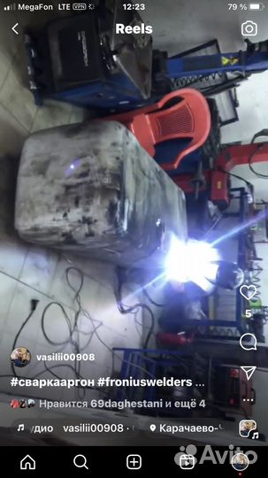 Сварка аргоном