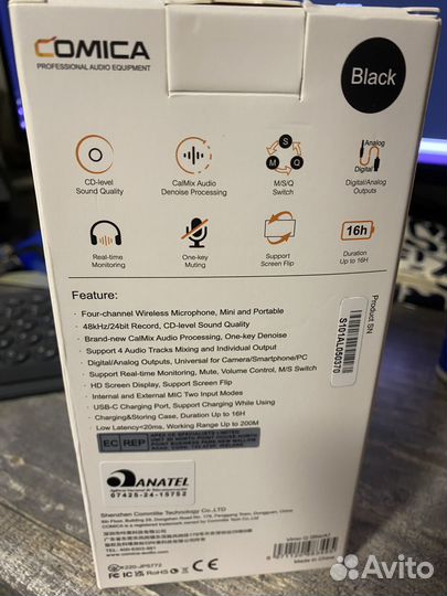 Comica комплект из 4х микрофонов петличек Vimo Q