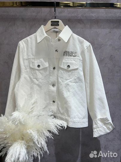 Джинсовая Куртка Miu Miu