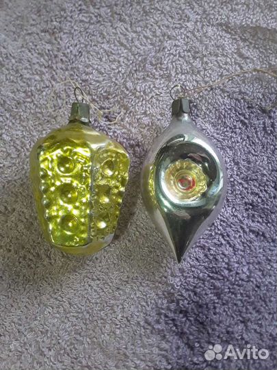 Ёлочные игрушки винтаж