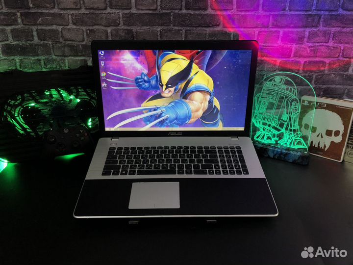 Игровой ноутбук Asus GeForse 17.3 IPS