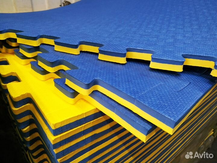 Будо-маты эва РФ накат 20 мм