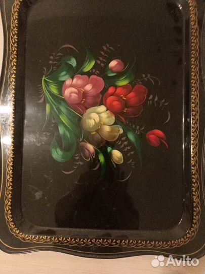 Поднос металлический