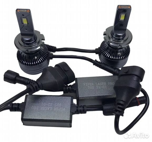 Яркие 48W LED лампы Viper Laser PRO D2S, 2шт