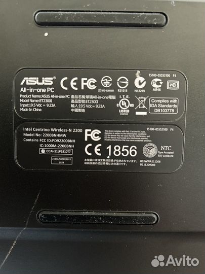 Компьютер моноблок Asus ET2300I