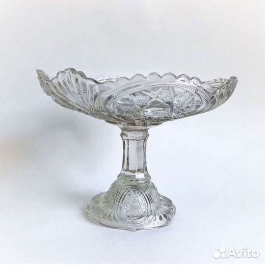 Ваза для фруктов Хрусталь Мальцов