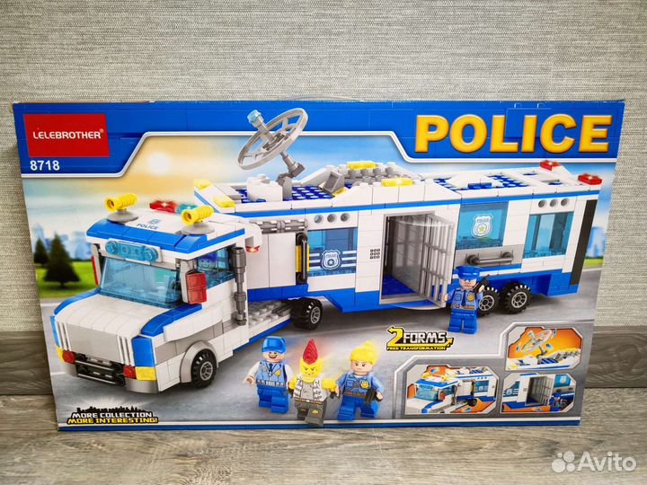 Конструктор 8718 Передвижной полицейский участок