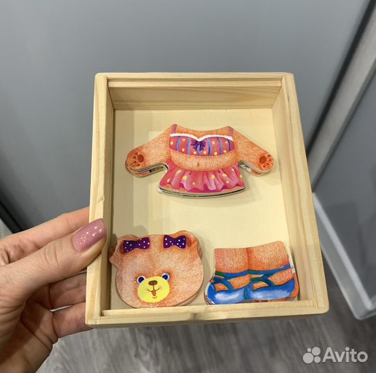 Развивающие деревянные игрушки для малышей