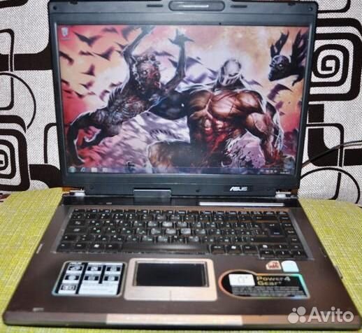 Рабочий ноутбук Asus A6R с wifi