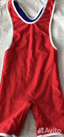 Борцовка двухстороняя детская для вольной борьбы