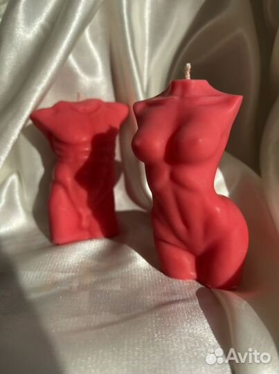 Свечи торс / подарок на 8 марта / свечи силуэт / с