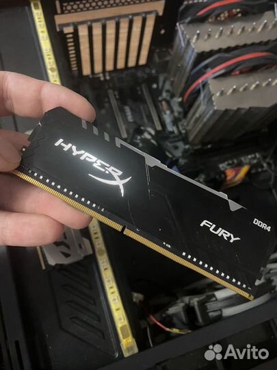 Оперативная память ddr4 hyperx fury rgb 16gb(2х8)